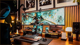 My 2024 Ultimate Dream Desk Setup [upl. by Nwahsad]