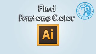 How to find pantone color code in Adobe Illustrator [upl. by Dracir]