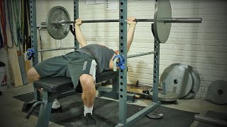 How To  Paused Bench Press [upl. by Llerret]