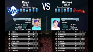 Super Mega Baseball 3 Franchise  Atlanta Braves  Game 1 vs Tampa Bay Ep 153 [upl. by Codd]