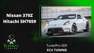 Nissan 370Z Z34 VQ37 ecu tuning Hitachi SH7059 usingTunerPro xdf [upl. by Etteroma28]