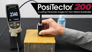 How to Use the PosiTector 200 to Measure PaintCoating on Wood Plastic Concrete and More [upl. by Laikeze]