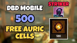 How to get 500 Auric Cells for free  DBD Mobile [upl. by Koeninger906]