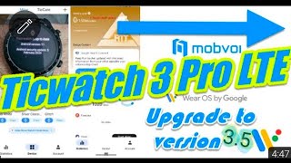 Ticwatch Pro 3 LTE  Upgrade to Wear OS 35  This update was long overdue [upl. by Hamfurd]