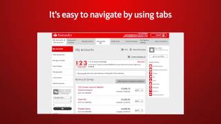 Santander Online Banking – View navigate and transact with the My Accounts homepage [upl. by Tahpos]