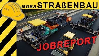 Straßenbau Jobreport A7  Moba PaveIR Scan amp BPO Asphalt im Einsatz [upl. by Annahsirhc894]