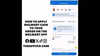 How to apply Walmart cash to your order on the Walmart app [upl. by Chladek]