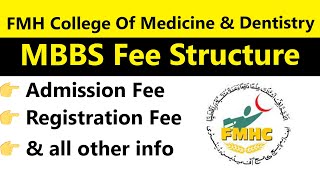 FMH College of Medicine amp Dentistry MBBS Fee Structure Admission Tuition amp More [upl. by Yv]