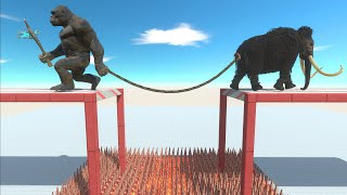 All Mammals of Arbs amp Mutant Primates Battle in Tug of war  Animal Revolt Battle Simulator [upl. by Merete]