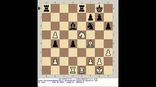 Ivic Velimir vs Svane Rasmus  CrunchLab Masters Chess Div 3 L 2024 chess com INT R2 2 [upl. by Georgine538]