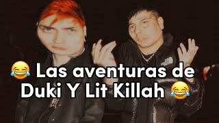 MOMENTOS GRACIOSOS De DUKI Y LIT KILLAH 🤣 [upl. by Tirb]