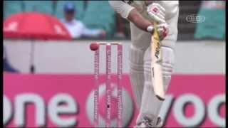 Ben Hilfenhaus BEST DELIVERY EVER VVS Laxman [upl. by Eniamrej]