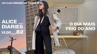 vlog 82  o dia mais frio do ano gripe móveis novos tour pelo quarto  ALICEDIARIES [upl. by Girardi241]