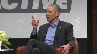 SXSW 2016 President Obama Keynote Conversation  31116 [upl. by Celie614]