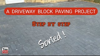 A Driveway Block Paving Project [upl. by Anilrac]