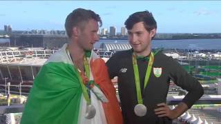 ODonovan Brothers  Irish Rowing Olympics Silver Medal Interview [upl. by Ennasor888]