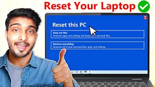 How to Reset Laptop  laptop reset kaise kare  How to format laptop  Reset windows PC [upl. by Aihsit100]