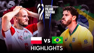 LEGENDARY MATCH  POLAND vs BRAZIL  Mens World Championship 2022 [upl. by Rickie]