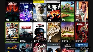 Xbox Game Pass All Available Games July 2023 💚 [upl. by Yerkovich]