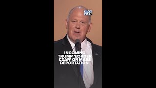 Incoming Trump border czar on mass deportation shorts shortnews trump donaldtrump borderczar [upl. by Leemaj]