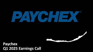 Paychex NASDAQ PAYX  Q1 2025 Earnings Call [upl. by Nolie357]