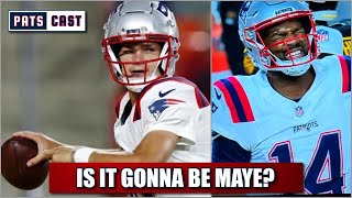 Drake Maye Excels Brissett Hurt in Patriots Preseason Finale [upl. by Adiarf]