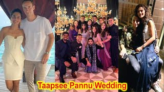 Taapsee Pannu Wedding Inside Pictures with Husband Mathias Boe at Udaipur [upl. by Ainyt]