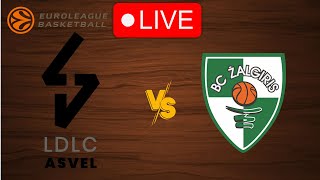 🔴 Live LyonVilleurbanne vs Zalgiris Kaunas  EuroLeague 20232024  Live Play by Play Scoreboard [upl. by Tega]