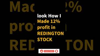 Profit Booking in Redington How I Locked in Gains 📈💰  My Stock Market Journey trading [upl. by Nerol]