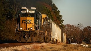 121016 Sunset SD50 on CSXs Gainesville Midland Sub [upl. by Brinn971]