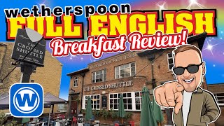 WETHERSPOONS LARGE Full English BREAKFAST its CHEAP But is it Any Good [upl. by Eessac]