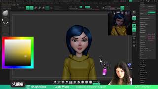 Exploring Character Appeal – Layla Viscu – ZBrush 2024 [upl. by Eesac]