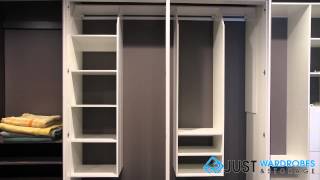 JWS Hinge Door  Suspended Melamine Wardrobe System [upl. by Ahsieym237]