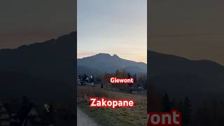 zakopane giewont góry tatry [upl. by Nagy]