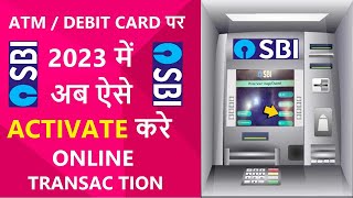 How to Activate Ecom Service from SBI Atm Machine II SBI ATM Machine se Activate kare Ecom Service [upl. by Ana]