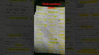 Hydrocarbon chapter notes viral vedio support us motivationalvideo pw unaccadamy [upl. by Arnulfo]