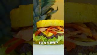 I Tried The CRAZY Pineapple Burger From TikTok [upl. by Sacksen]