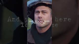 Fire meet gasoline stellaride chicagofire nbconechicago firehouse51 stellakidd kellyseveride [upl. by Elinet577]