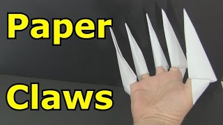 How to Make Paper Claws [upl. by Gussie]