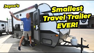 The Smallest Travel Trailer RV  2022 Jayco Jay Flight SLX 7 154BH [upl. by Dream691]