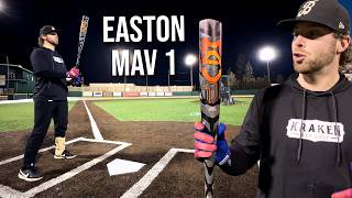 Hitting with the 2024 Easton Mav 1  BBCOR Baseball Bat Review [upl. by Lavotsirc409]