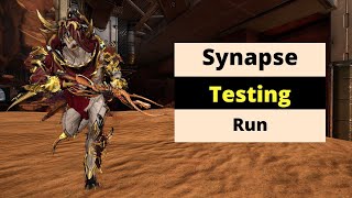 The Synpase testing run  Warframe [upl. by Ydieh]