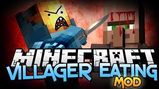 Minecraft Mod  VILLAGER MINCER MOD  quotIm a Villager Eaterquot Mod Showcase [upl. by Villada]