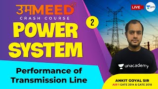 Performance of Transmission Line  L2  Power System  GATE 2021 Ummeed Crash Course [upl. by Aneda594]