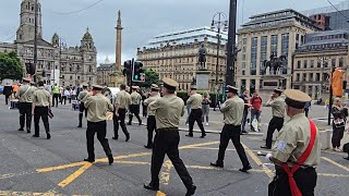 County Grand Orange Lodge of Glasgow  Cambuslang Britannia Flute Band 2ndJune 2024 [upl. by Aduh779]