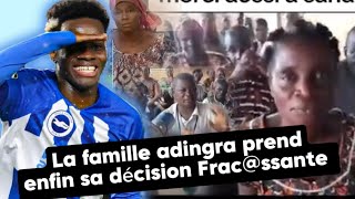 Affaire AdingraLa famille adoptif dadingra reconnaître enfin Cette damme comme sa mère biologique [upl. by Alexio]