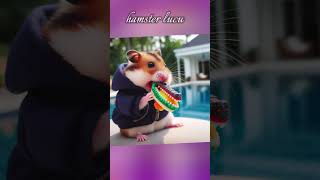 Hamster makan Gumi hamsterimut hamsters comedy funny gumi [upl. by Coshow]