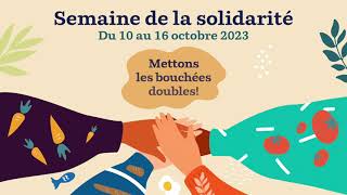 Semaine de la solidarité 2023 [upl. by Durwood782]