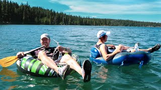 Fishing on Olallie Lake Oregon  Part II Camping Trip [upl. by Chladek713]