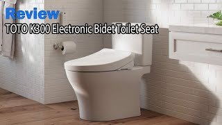 TOTO WASHLET K300 Electronic Bidet Toilet Seat Review  All settings and best features [upl. by Enail]